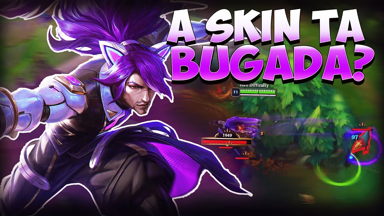 MONO YASUO TESTA NOVA SKIN LOBO DE BATALHA EM JOGO E DESCOBRE QUE...