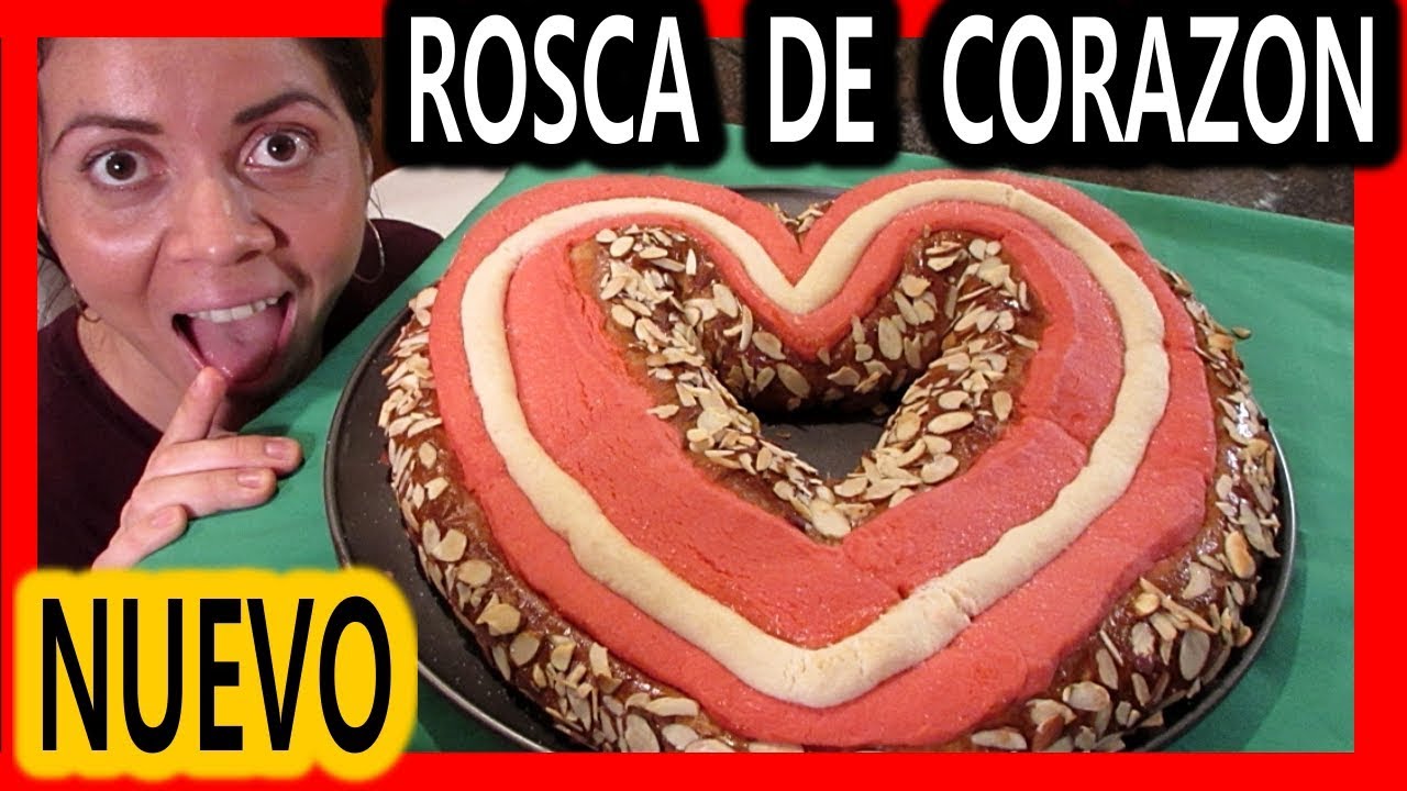 PAN EN FORMA DE CORAZON 💖 PARA SAN VALENTIN 🎀