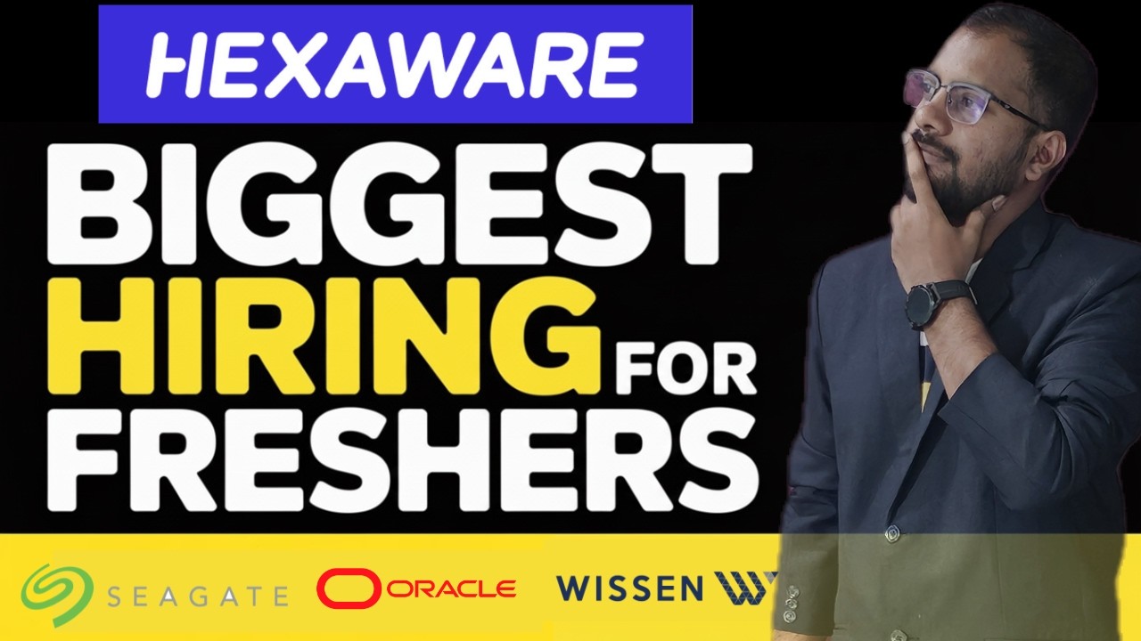 Hexaware New Recruitment Drive Announced | Oracle, Seagate, Oracle, Wissen Hiring | Register Now