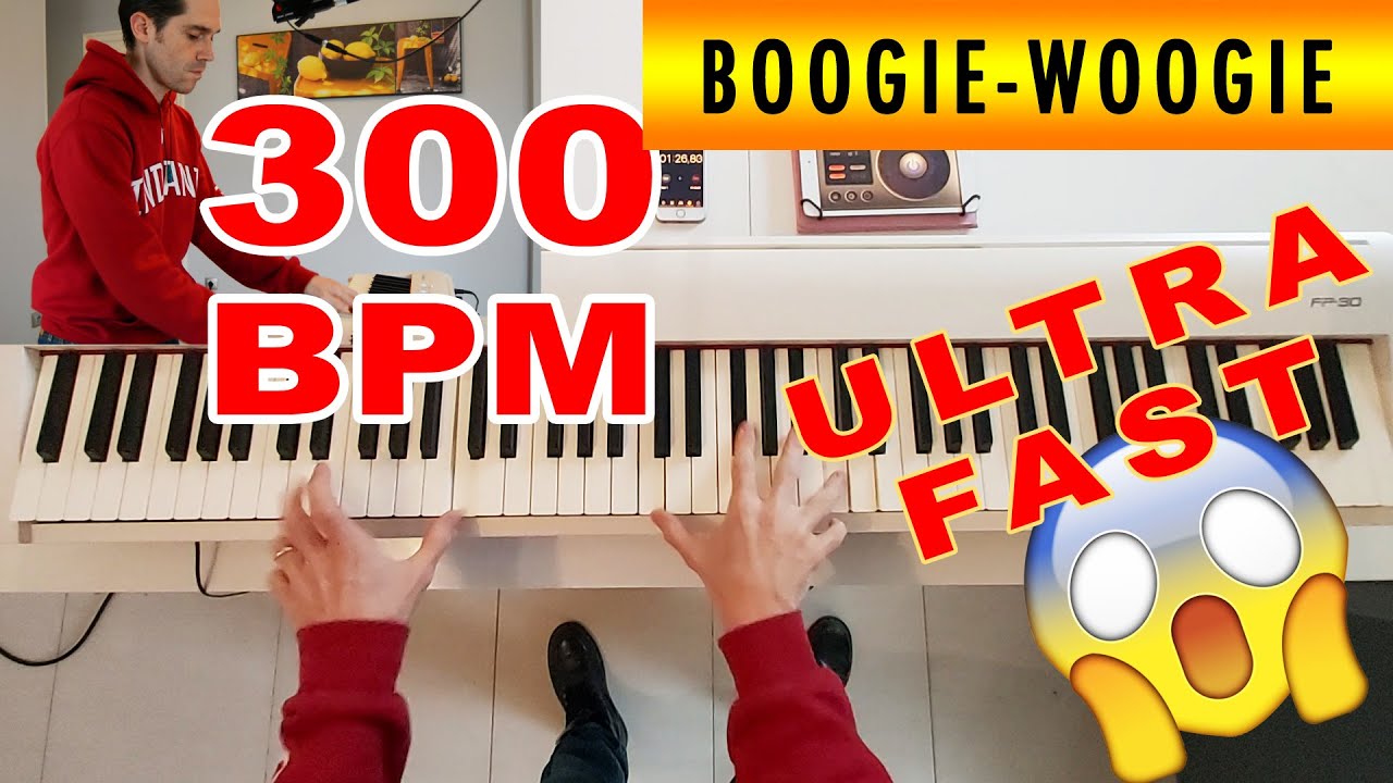 300 BPM - Extreme Boogie woogie piano - Ben Toury