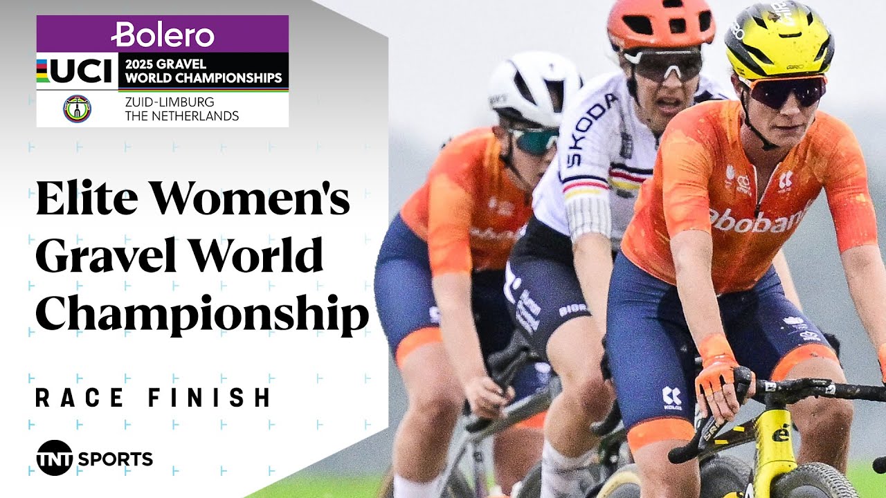 WORLD CLASS FINISH! 🤩 | 2025 Women's Gravel World Championship Final KM's | TNT Sports Cycling