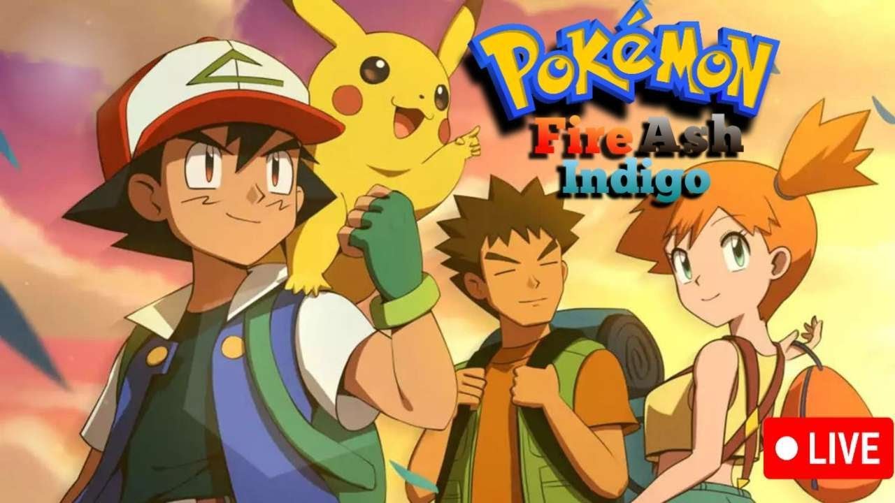 Pok&eacute;mon Fire Ash Live Adventure! | Journey Through All Regions!