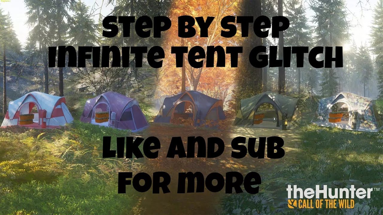Infinite tent glitch in hunter call of the wild step by step 2025