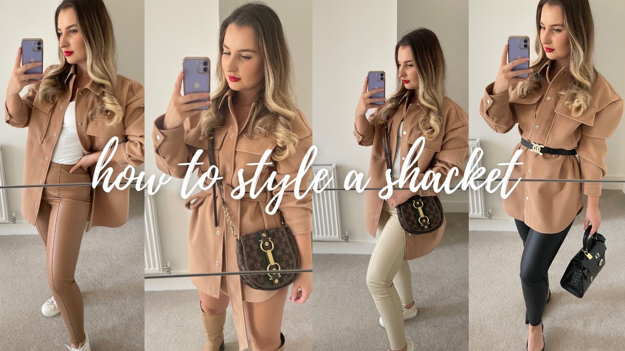 How to Style a Shacket/ Utility Jacket - Petite Fashion | Elena D.