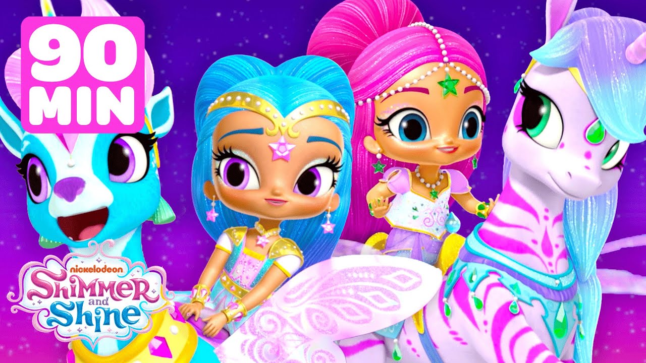 Shimmer & Shine Use Magic to Capture a Shining Star! 🌟 | 90 Minutes | Shimmer and Shine