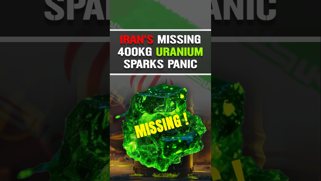 Iran's missing 400KG Uranium Sparks Panic