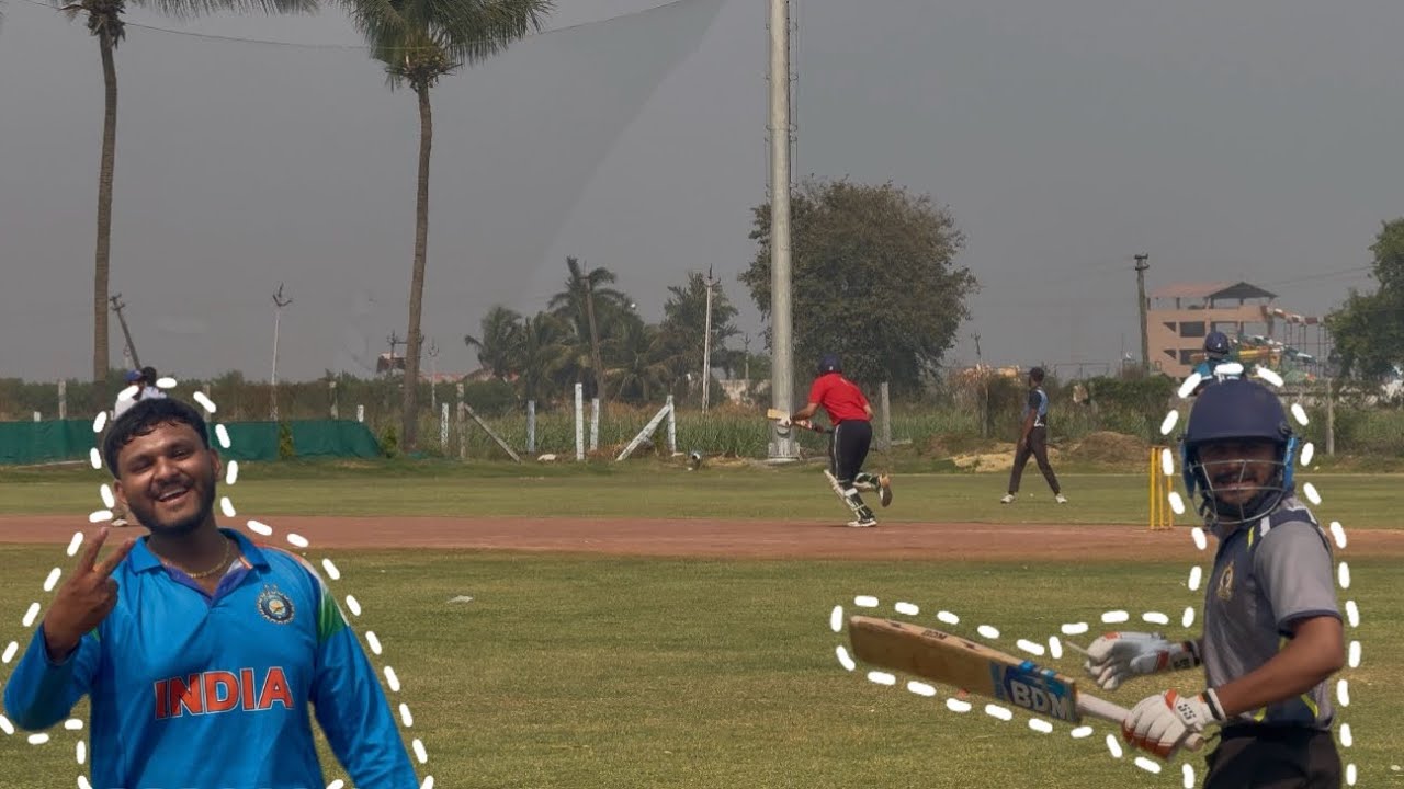 Aje bhaio ni cricket match 🏏