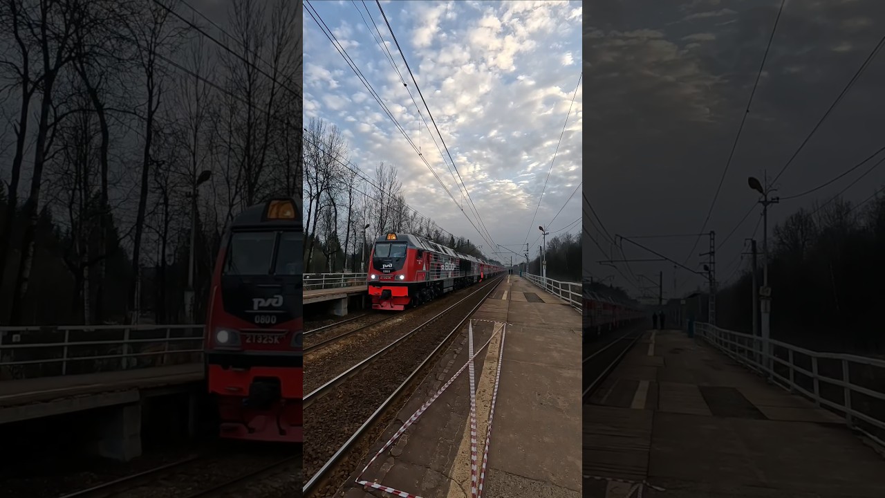 Юбилейный 2ТЭ25КМ-800+3ТЭ28-0104/0106/0107/0108/0109/0110 проезжают Зосимову Пустынь
