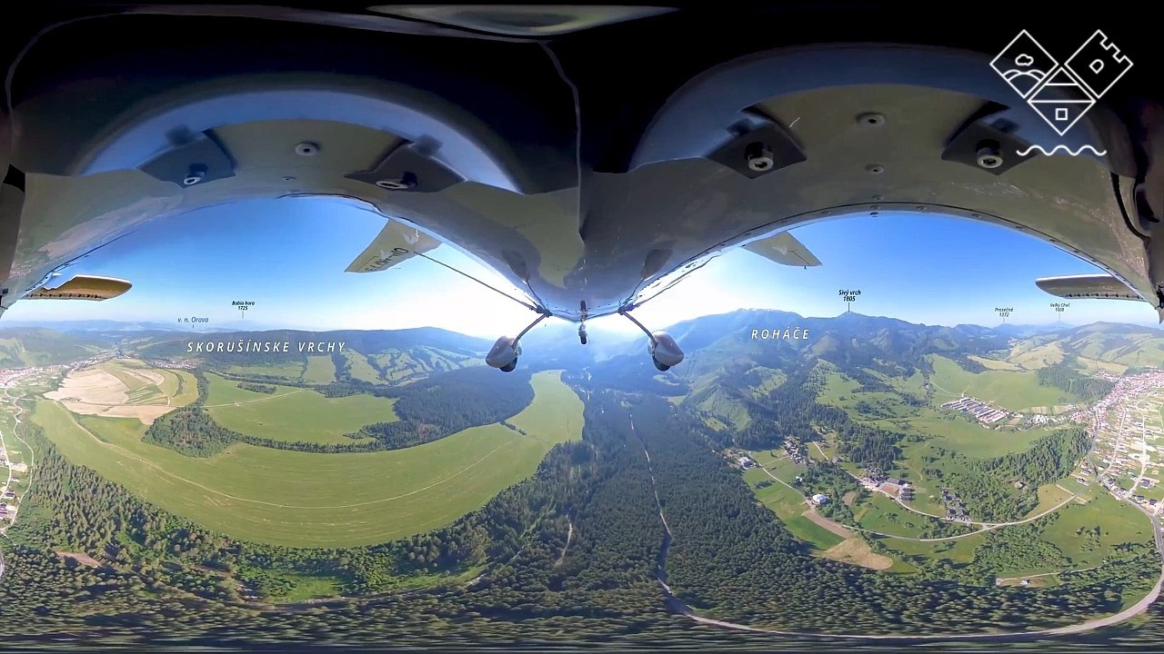 Západné Tatry – Roháče z neba - 360° videomapa