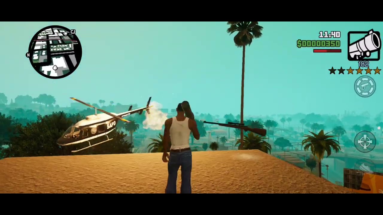  5 Stars Police Chase in GTA Vice City 🚁🚓 March 15, 2026#gta 