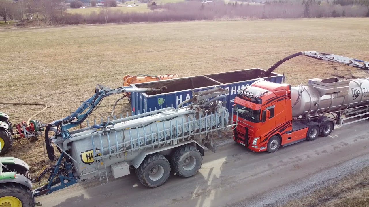 Slurry Spreading 2021 Central Norway | Massey Ferguson, John Deere, Fliegl, Volvo