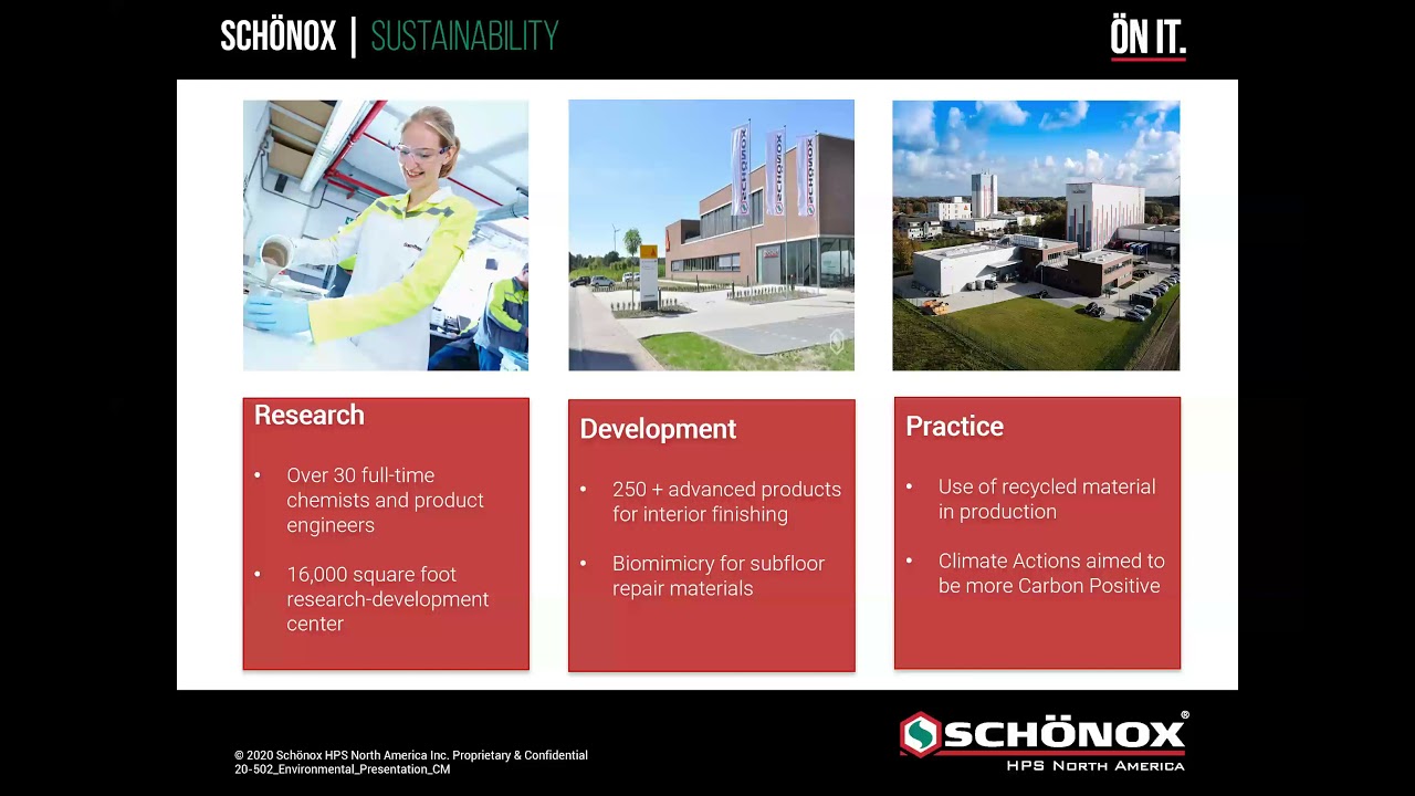 Incorporating Subfloor Materials Into Sustainable Design, presented by Shane Jenkins, Schönox