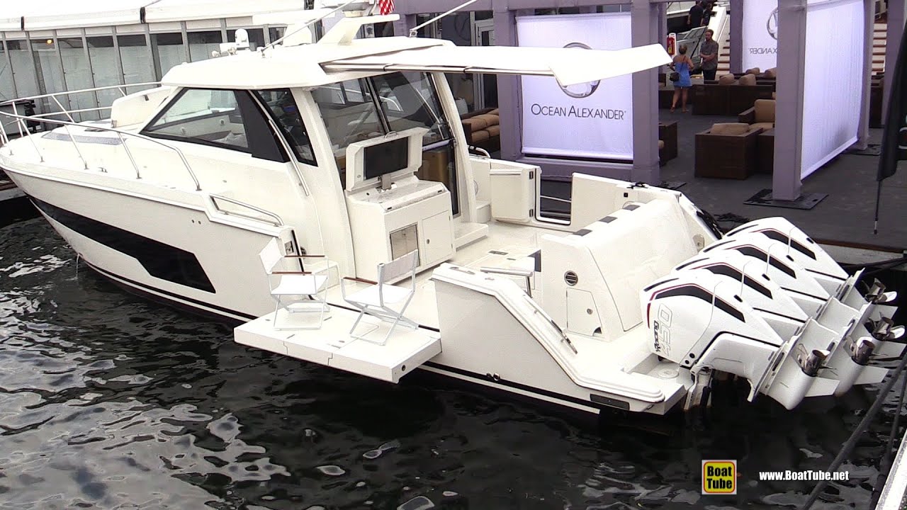 2020 Ocean Alexander 45 Divergence - Walkaround Tour - 2021 Fort Lauderdale Boat Show
