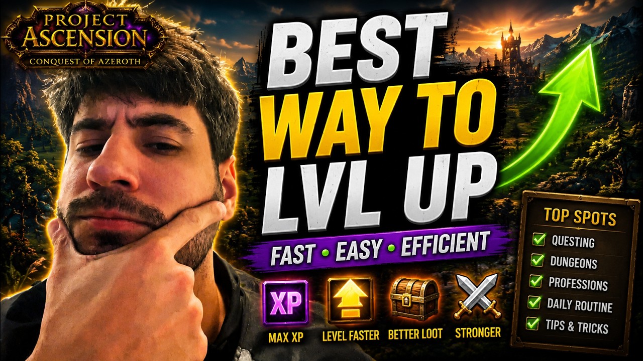 The FASTEST Way to Level Up in Project Ascension (My Strategy)