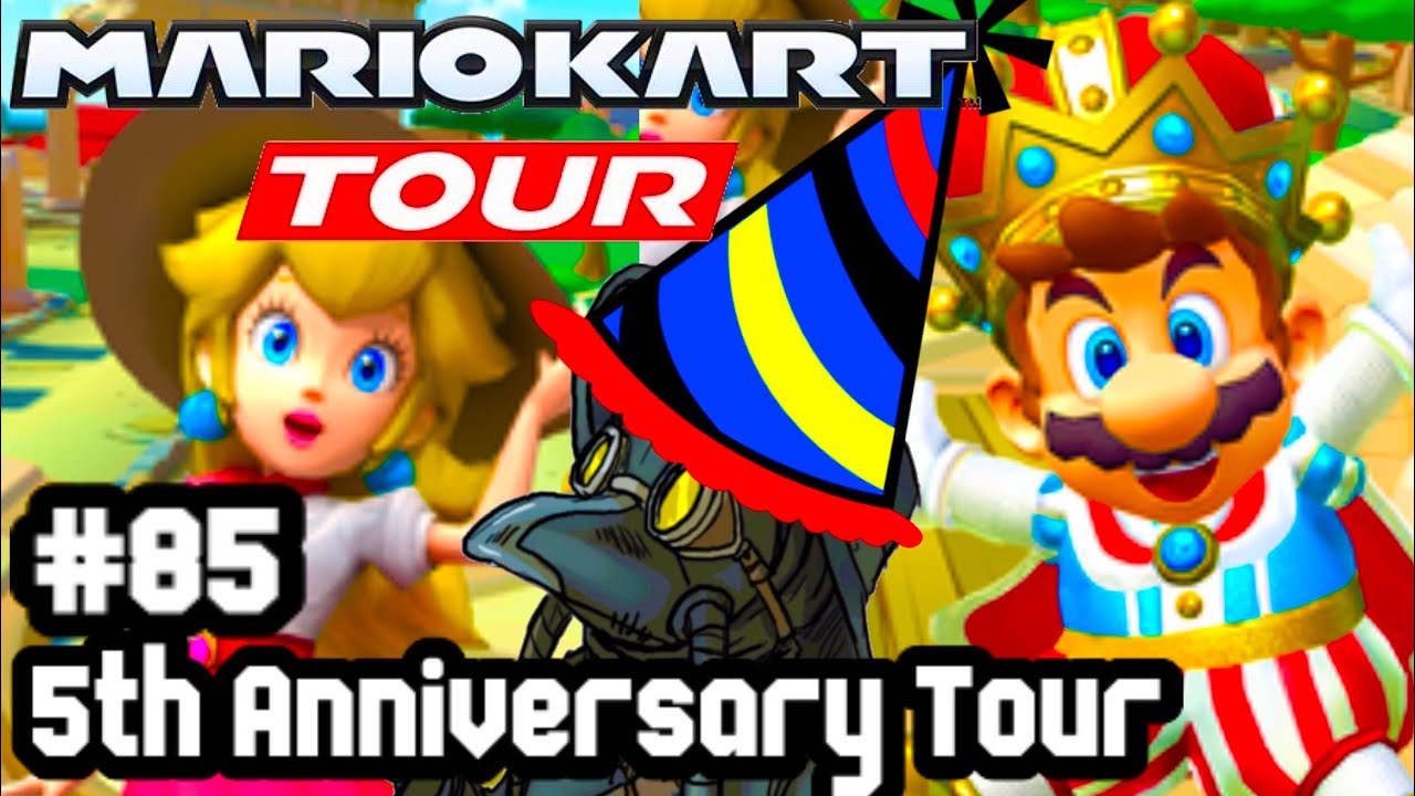 Mario Kart Tour Part 85 - Gold Mario Cup To Chargin’ Chuck Cup | 5th Anniversary Tour