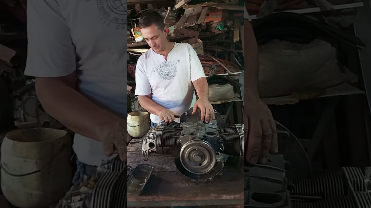 Como montar um motor de Kombi