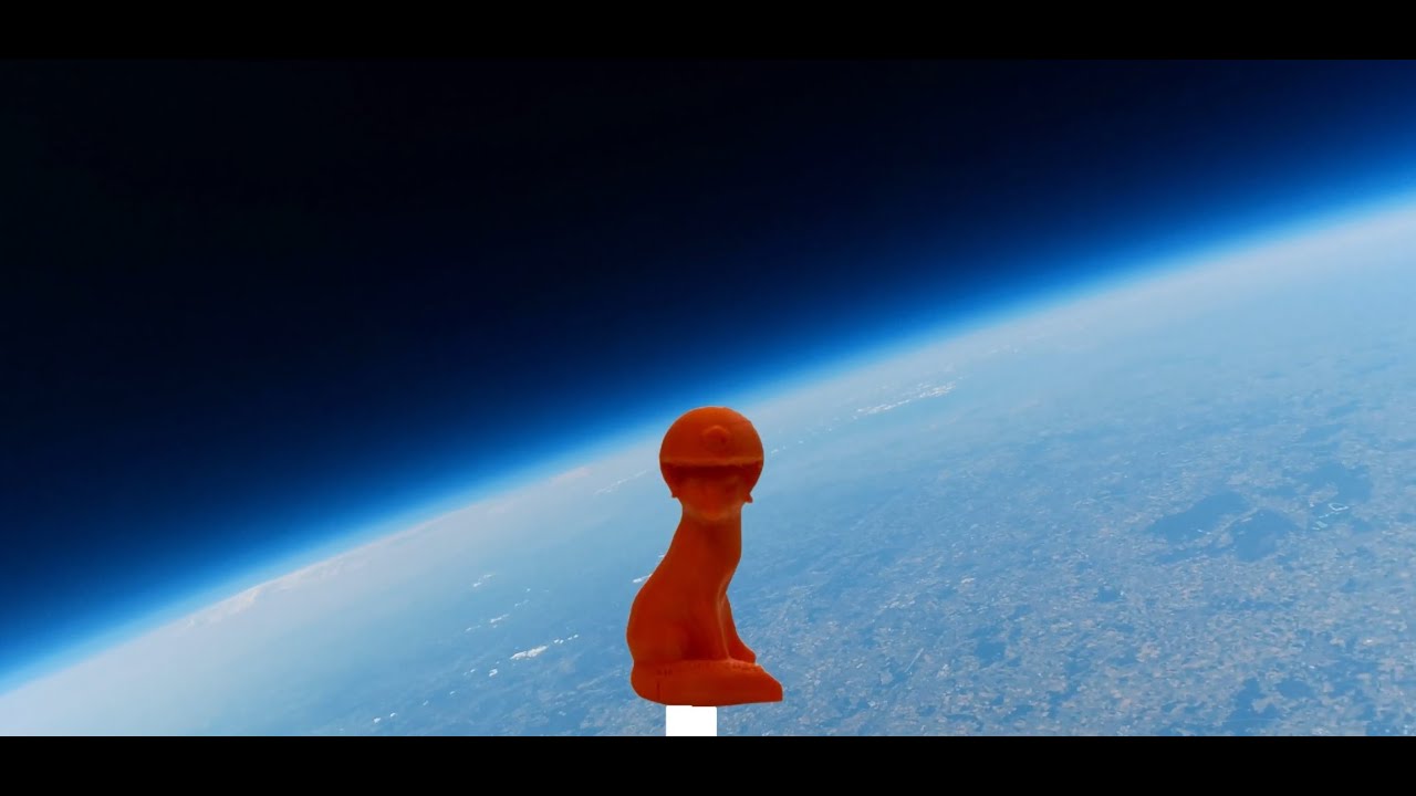 Stratoflights-Projekt am JAG - Jogy schaut sich unseren Planeten aus 28 km Höhe an.