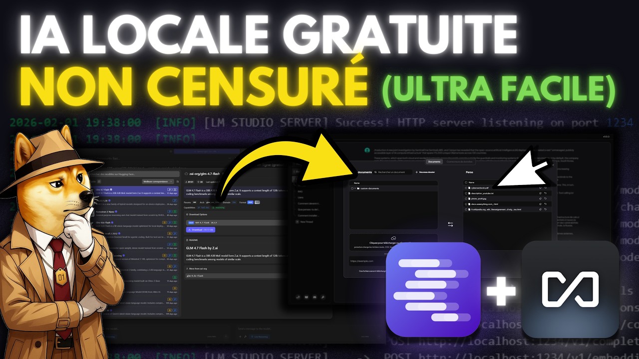 Comment Avoir ton IA Privée et NON CENSURÉE Gratuitement sur ton PC (LM Studio + AnythingLLM)