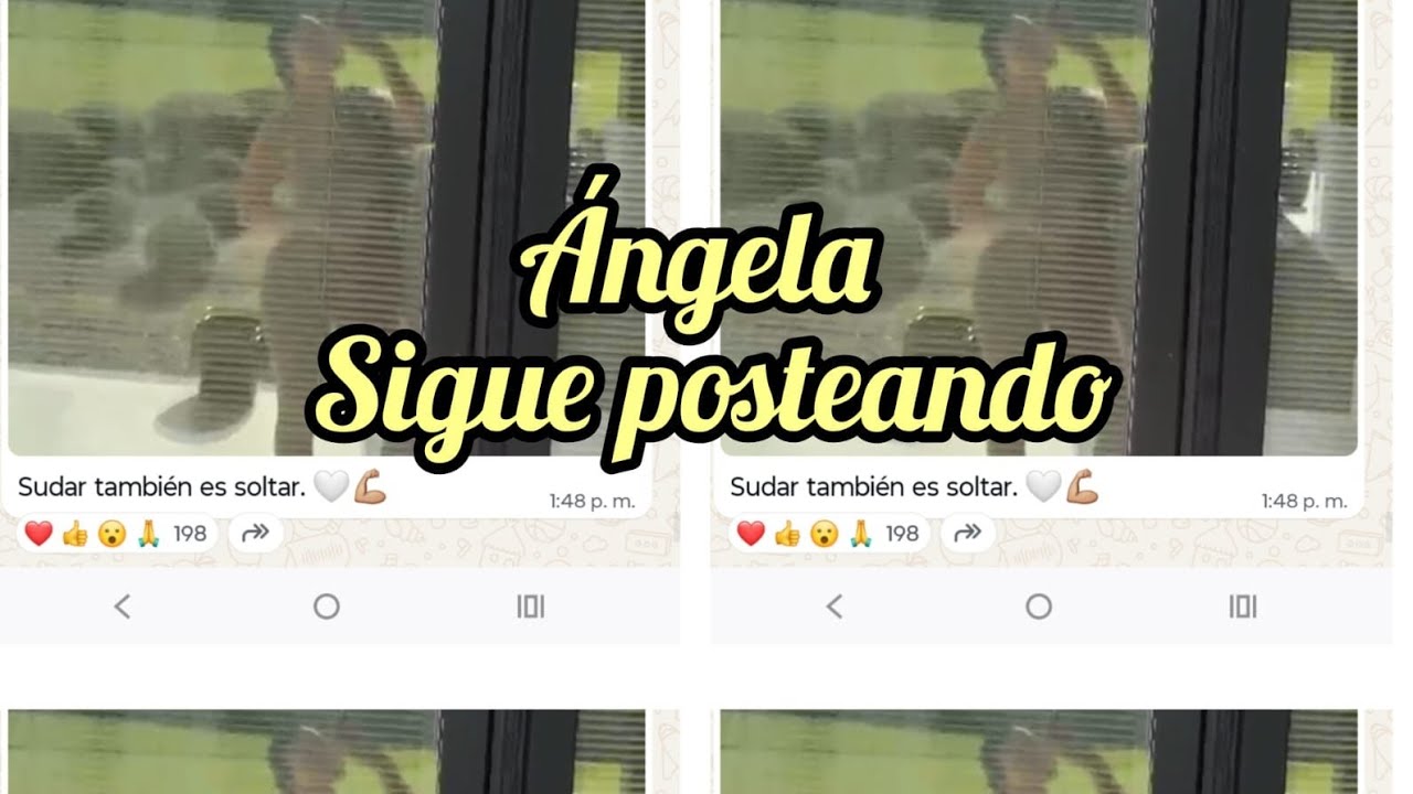 ANGELA SIGUE PUBLICANDO MENSAJE A SUS FANS #cristiannodal #angelaaguilar 