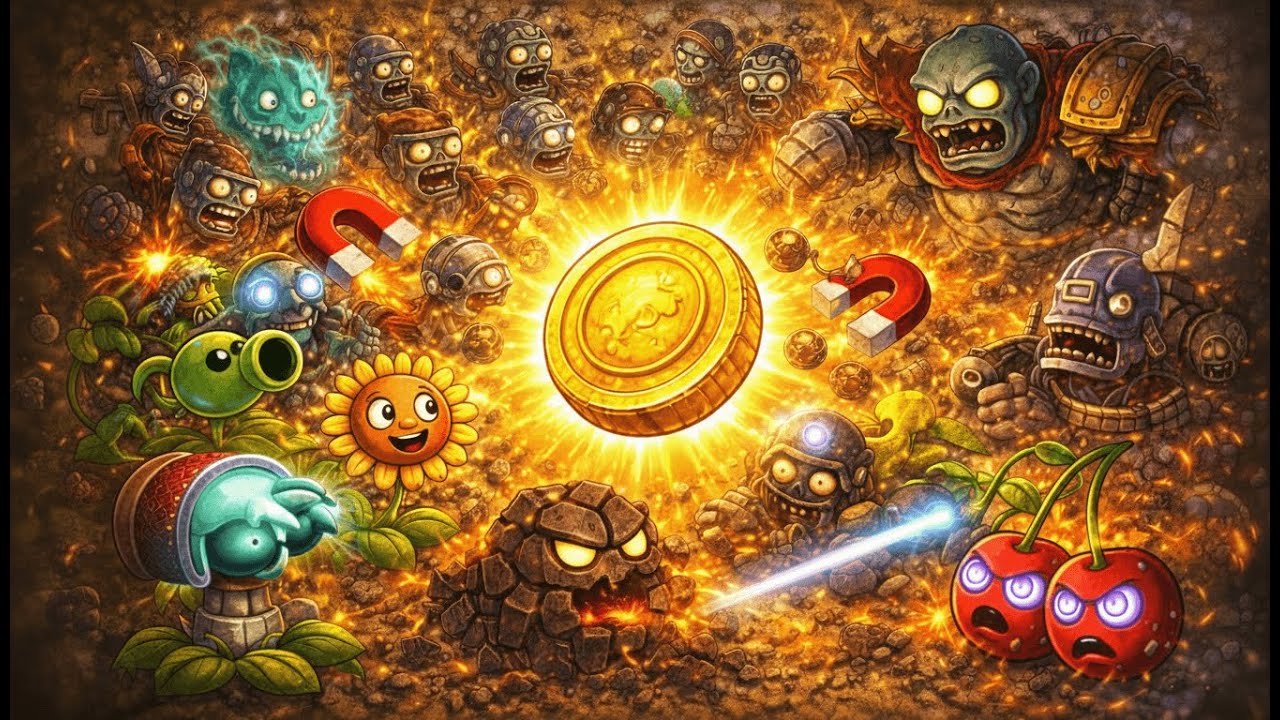 KỶ LỤC 99,999 ĐỒNG XU 💰 Toàn Bộ Plant Tổng Tấn Công! | PVZ RH Fusion