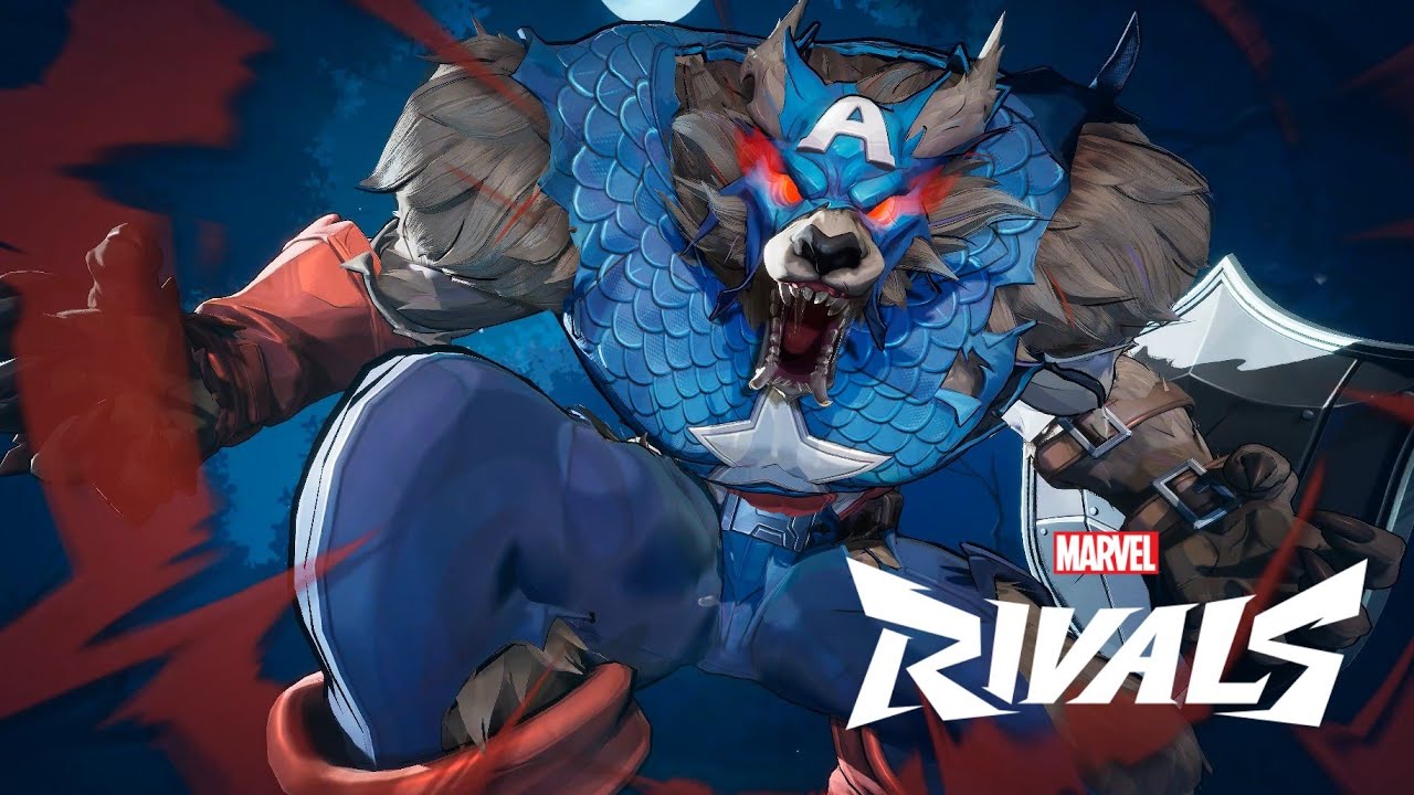 Marvel Rivals Captain America - Cap Wolf Skin Intro, MVP & Gameplay 