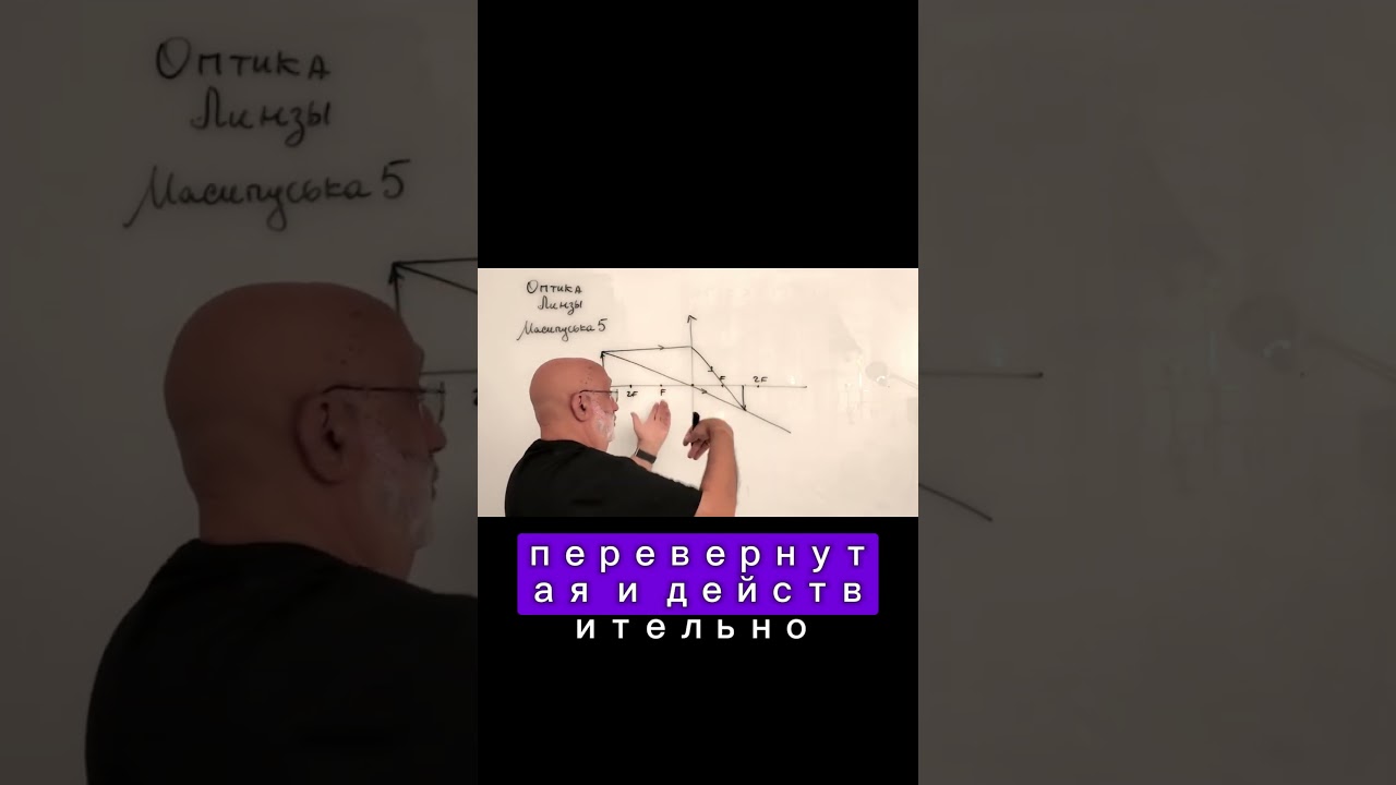 Как найти изображение предмета за двойным фокусом линзы  простой разбор