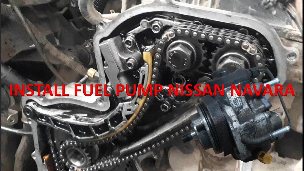 How to install Fuel Pump Nissan Navara