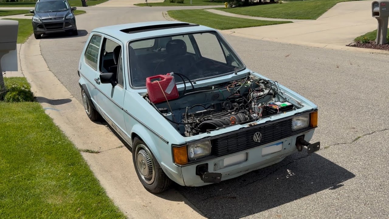 MK1 VW Rabbit 07K Swap in a Weekend | 2.5L 5-Cylinder Engine Transformation!