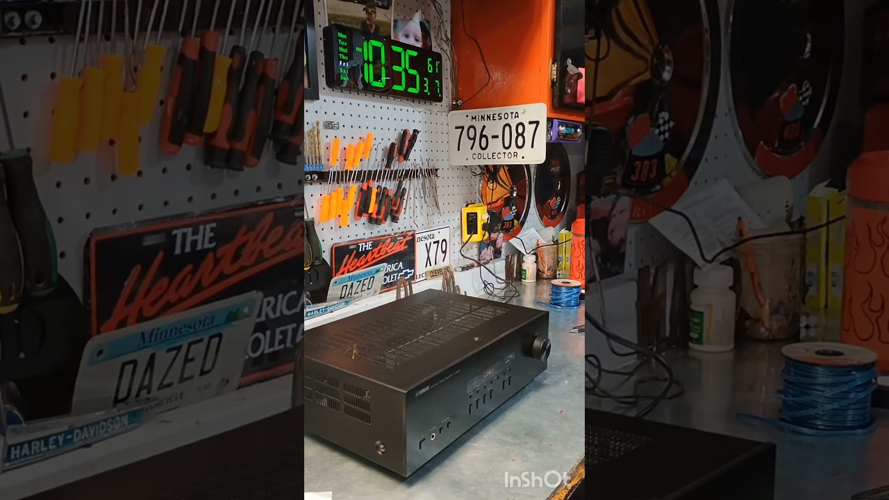 Yamaha R-S202 receiver unboxing and setup