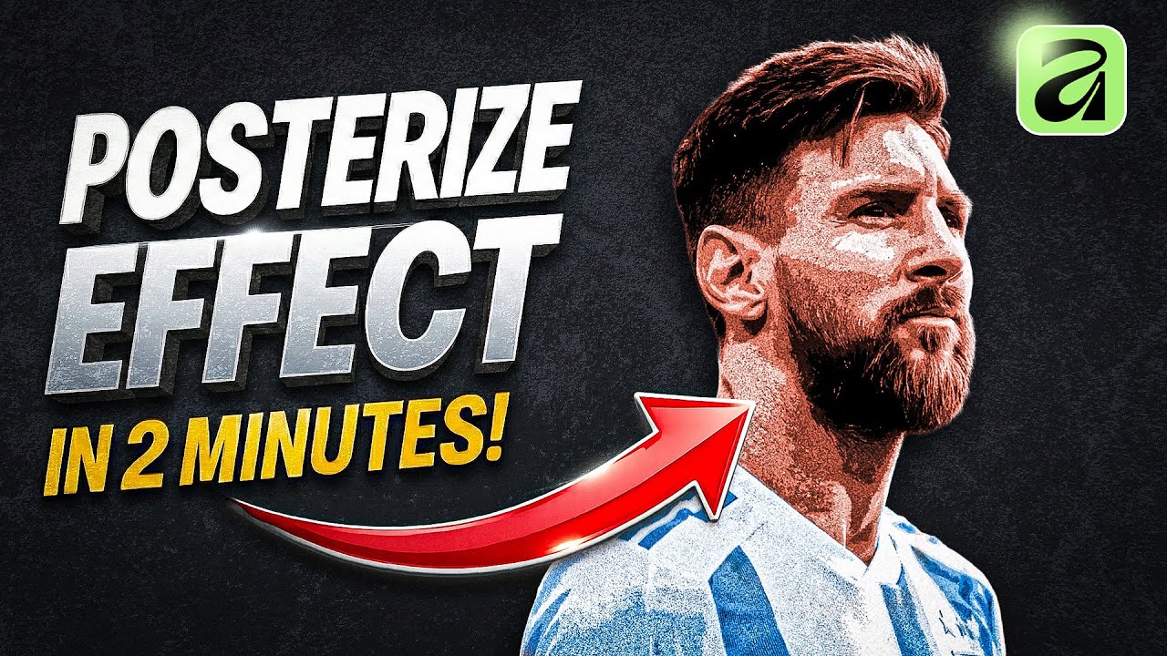 Learn This Posterize Effect in 2 Minutes (Perfect for Posters!) | Affinity V.3 | Quick Poster Idea⚡