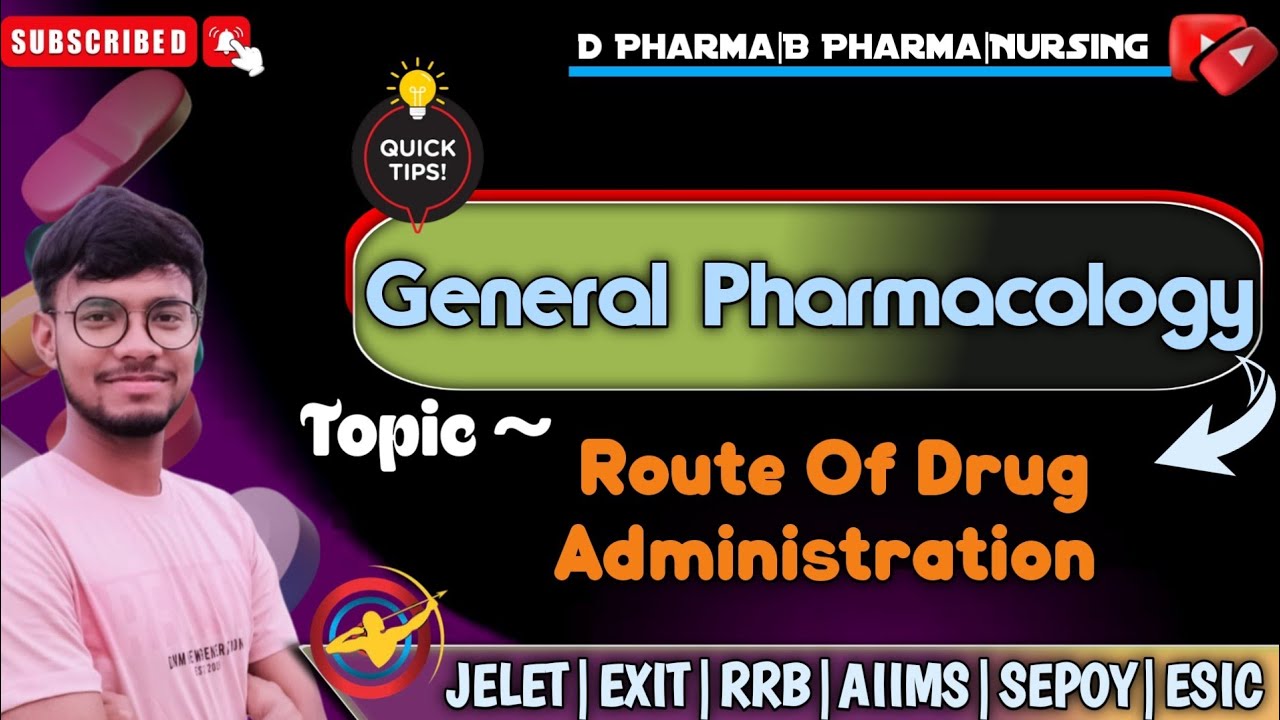 🔴Route of Drug administration - Pharmacology|| In Bengali #pharmacy 
