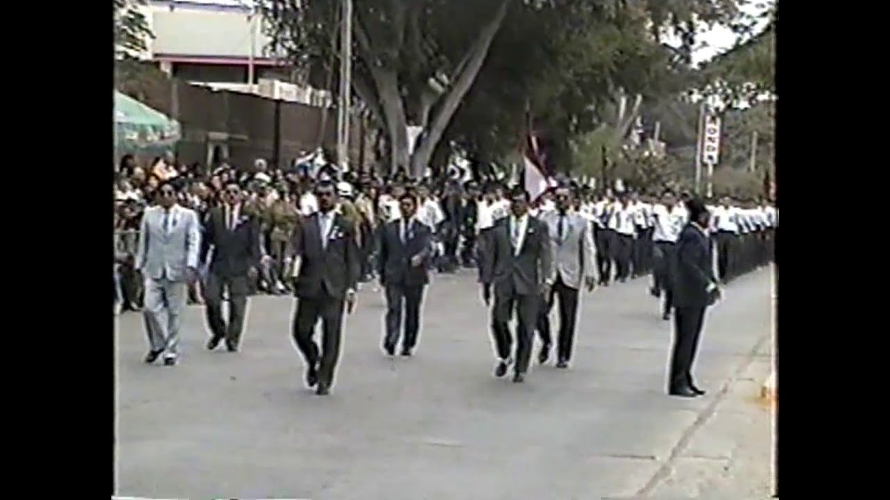 Parada Militar Chiclayo 1996 Batallon Peru Colegio San Jose