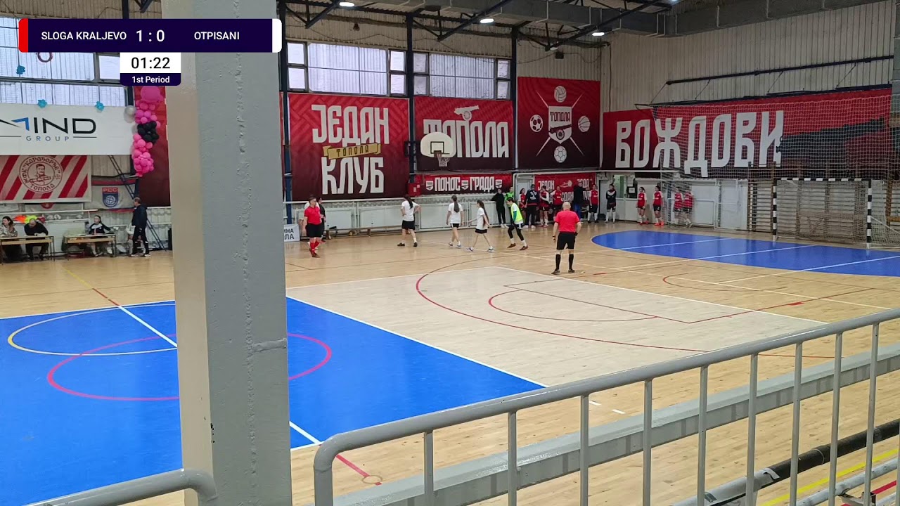 SLOGA KRALJEVO-OTPISANI Futsal turnir TOPOLA 2026