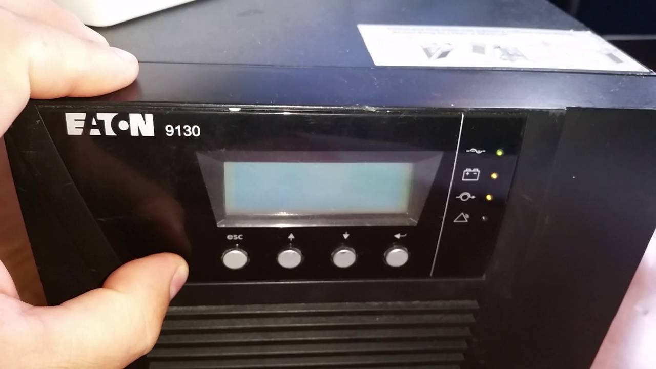 EATON 9130 HV 3000VA - UPS nie startuje z baterii