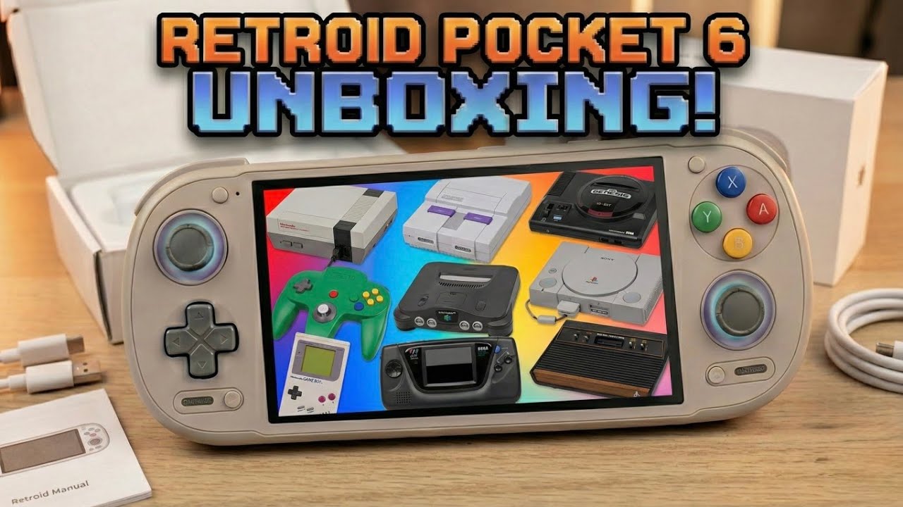 Retroid Pocket 6 - Unboxing & Ersteindruck - besser als der AYN ODIN 3?