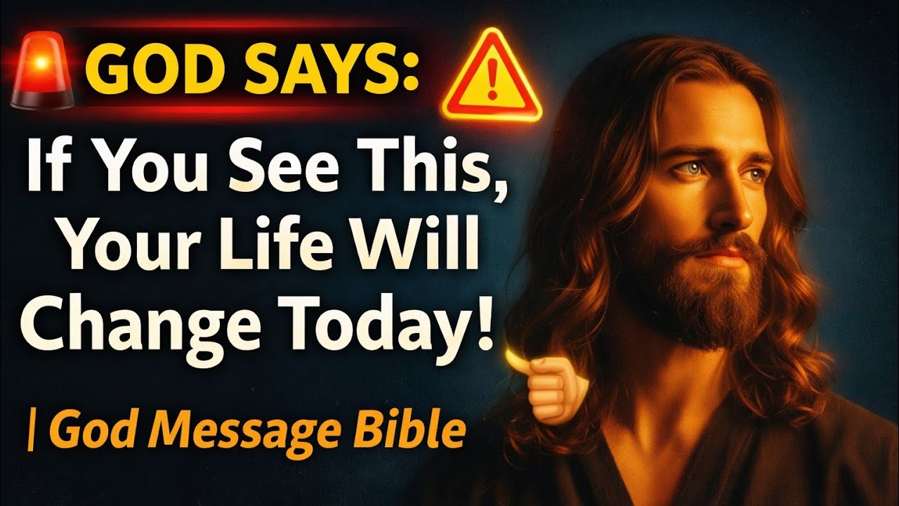 🚨 GOD SAYS: If You See This, Your Life Will Change Today! 👆 | God Message Bible massage today new 📢