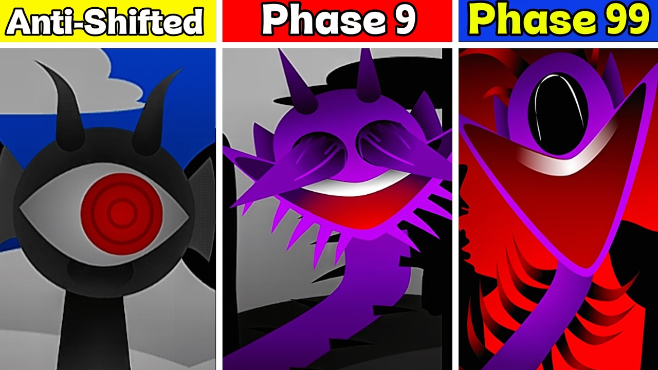 Incredibox Sprunki | Anti - Shifted VS Phase 9 VS Phase 99 in Treament