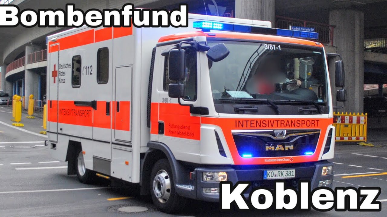 Krankenhausevakuierung wegen Bombenentschärfung - 500 Einsatzkräfte im Einsatz [Koblenz / 18.10.20]