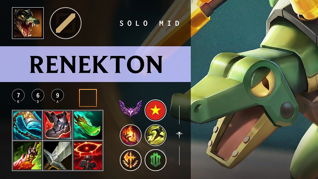 Renekton Mid vs Qiyana - VN Master Patch 26.02