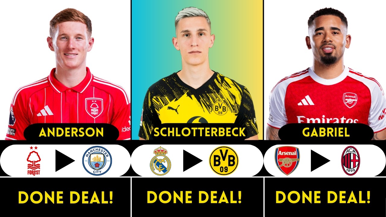 Latest Transfer News 2026 | New Transfers & Rumors Today 🚨🔥ft.Anderson, Schlotterbeck, Gabriel...etc