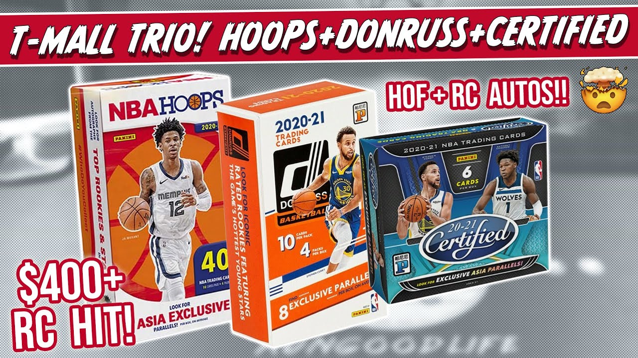 2020-21 Panini Hoops + Donruss + Certified  T-mall NBA  - Great Budget Rips!