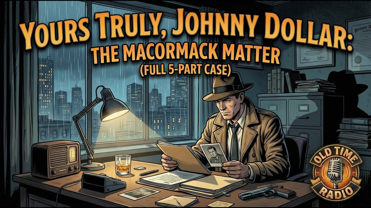 Yours Truly, Johnny Dollar: The Macormack Matter (Full 5-Part Case) | Old Time Radio
