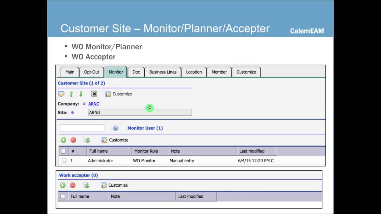 Calem Enterprise Part 4.0 Multi-Site and Access Control