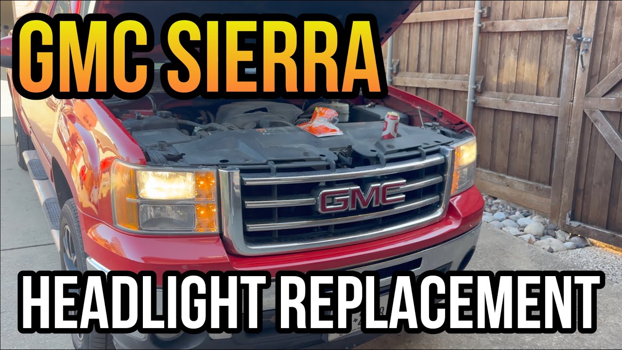 Как заменить фары на GMC Sierra 2012 года