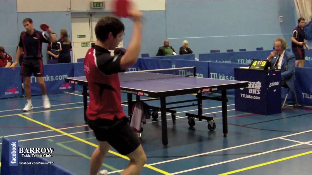 Sebastian Laux vs. Craig Howieson  (British League Table Tennis 2010)