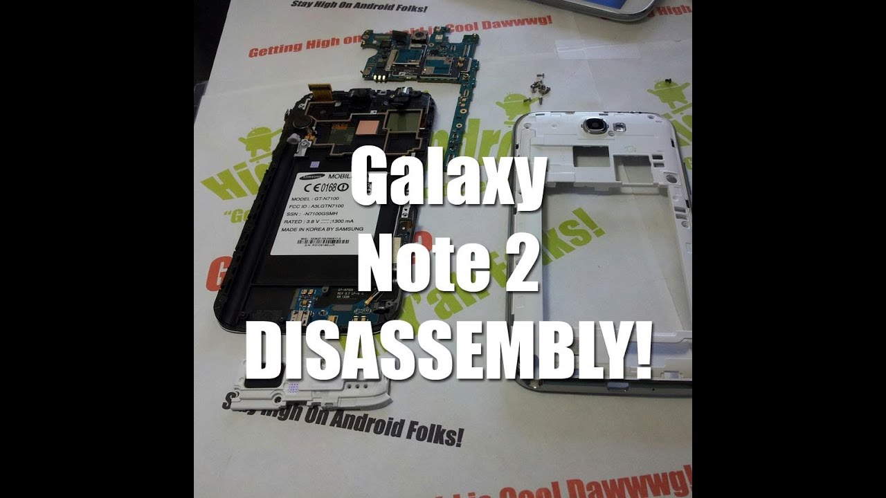 Galaxy Note 2 Disassembly & Assembly - Drop Test Repair