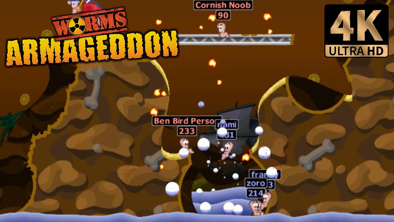 Worms Armageddon Online | Kaos 1v1 | PC 4K