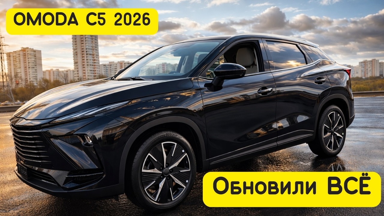 🚗 НОВАЯ OMODA C5 2026. Изменилось приблизительно ВСЁ