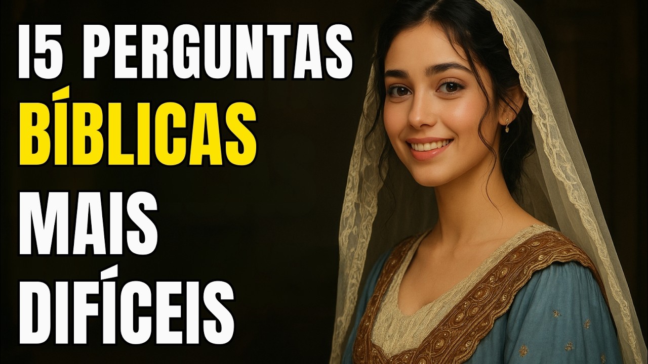 “Só os Verdadeiros Mestres da Bíblia Fazem 15/15 Neste Desafio Relâmpago!”