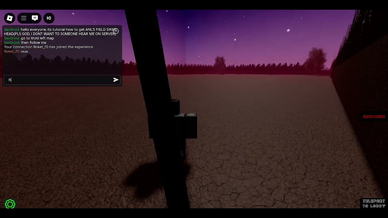 Tutorial how to get ANL'S FIELD SIREN HEAD